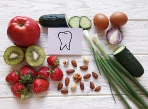 picture of healthy foods for strong gums